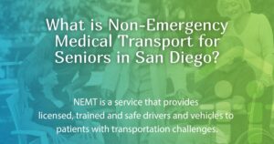 NEMT is a service that provides licensed, trained and safe drivers and vehicles to patients with transportation challenges.
